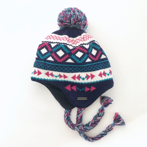 Brooks Brothers Blue Puffer Down Filled Vest & Merrell Pom Hat - Picture 10 of 15